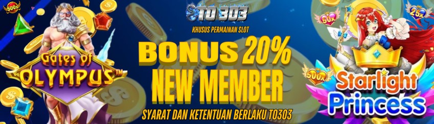 BONUS NEW MEMBER 20%